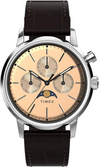 Timex Men's Multi Dial Quartz Watch with Leather Strap TW2W51100