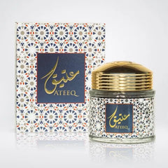 Almas Perfumes Bakhoor Ateeq – Premium Oriental Incense 60g | Rich Oud & Musk Aroma | Traditional Arabian Home Fragrance