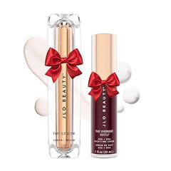 JLO BEAUTY Face Serum Set for Day & Night, Firming, Hydrating & Exfoliating Skincare with AHA, BHA & Hyaluronic Acid, Anti Aging Facial Serum, Skin Care Gift Set for Women, Travel Size, 1 Fl Oz Each