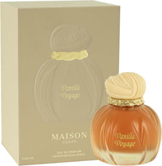 AROMA CONCEPTS Vanilla Voyage Long Lasting Eau De Parfum EDP 3.4 Fl Oz Unisex Perfume Caramel, Jasmine, Tonka & Honey Notes Luxurious Vanilla Perfume with Musk & Amber