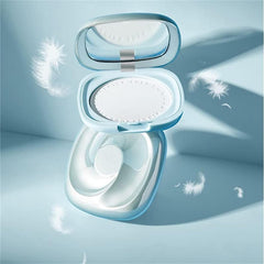3Pcs Sunscreen Whitening Waterproof Setting Powder Compact, SPF15+ Sun Protection Waterproof Sweatproof Setting Powder for Face