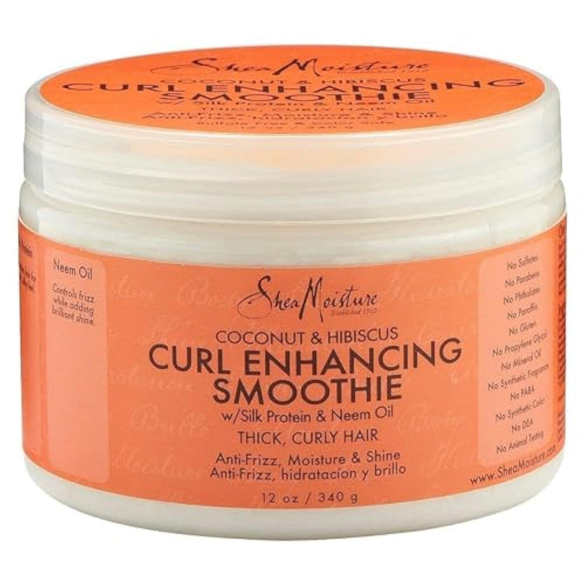 Shea Moisture Coconut & Hibiscus Curl Enhancing Smoothie Thick / Curly Hair 340 g