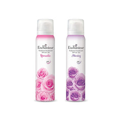 Enchanteur Perfumed Deo Romantic + Alluring, 2 X 150 ml