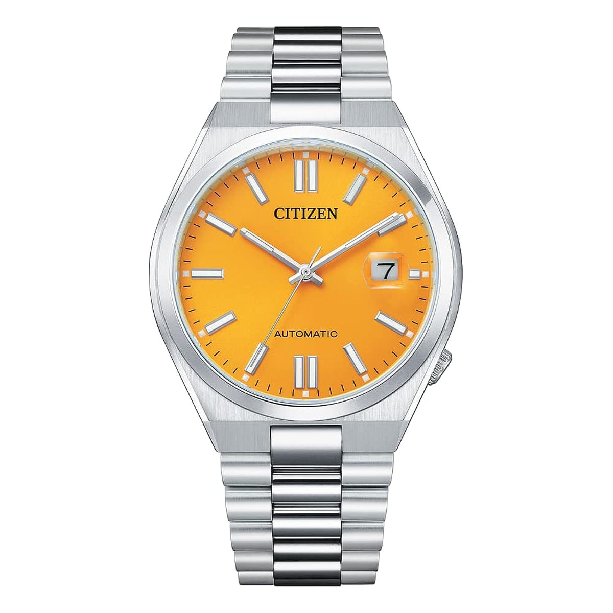 Citizen Herren Analog Automatic Uhr mit Edelstahl ArmbandTsuyosa