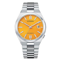 Citizen Herren Analog Automatic Uhr mit Edelstahl ArmbandTsuyosa