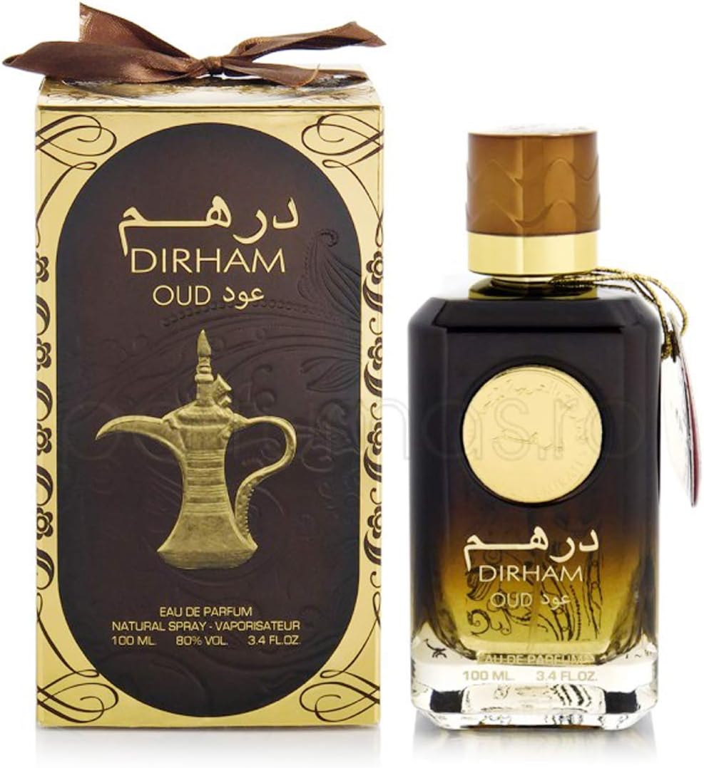 Ard Al Zaafran Dirham Oud 100ML mens perfume by Oriental Musky Sandalwood EDP