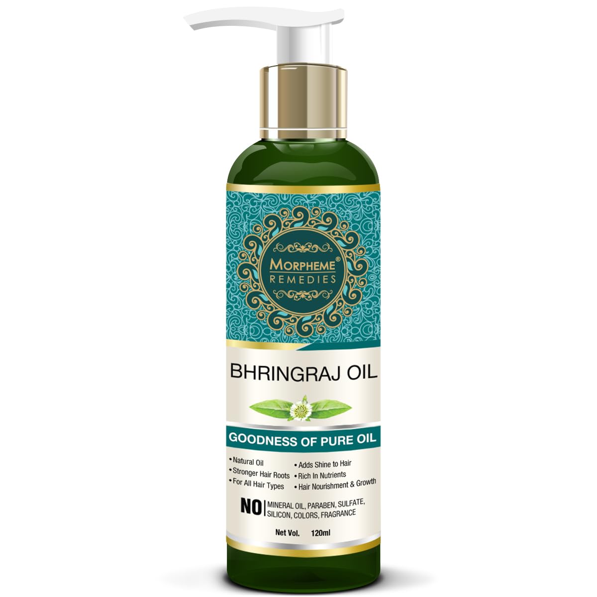 Pure Bhringraj Oil (No Mineral Oil), 120ml
