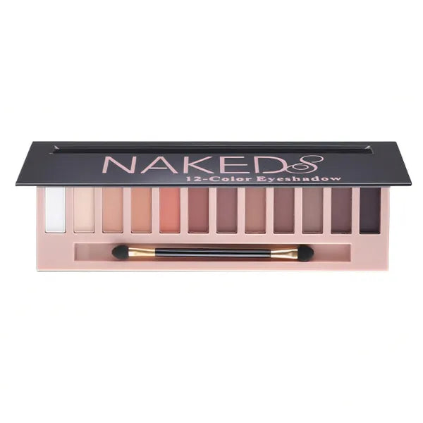 BestLand 12 Colors Makeup Nude Colors Eyeshadow Palette Natural Nude Matte Shimmer Glitter Pigment Eye Shadow Pallete