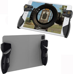 SCAUA Tablet Game Joystick Trigger Handle 6 Finger Shooter Fire Aim Button Controller Fits for IPAD, Android Tablet Game Accessories (2+4)