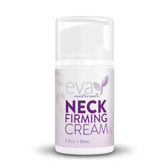 Eva Naturals Neck Firming Cream for Women - Neck Cream for Firming, Tightening, Lifting Sagging Skin, Anti Aging Moisturizer with Retinol, Collagen, Hyaluronic Acid, Peptides & Vitamin C — 1.7 Fl Oz
