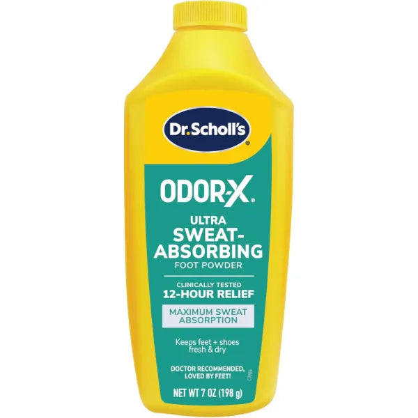 Gold Bond Medicated Talc-Free Foot Powder & Dr. Scholl's Ultra Sweat Absorbing Foot Powder