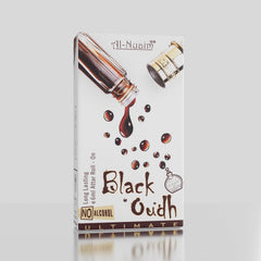 Al-Nuaim Black Oud Alcohol Free Attar Roll On for Men - Pack of 2 (6ml Each) | Exquisite & Long Lasting Fragrance