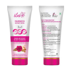 Iba Fairness Instant Facial, 100g (Pack of 2) l Removes Tan l Brightens Skin l Gives Instant Glow