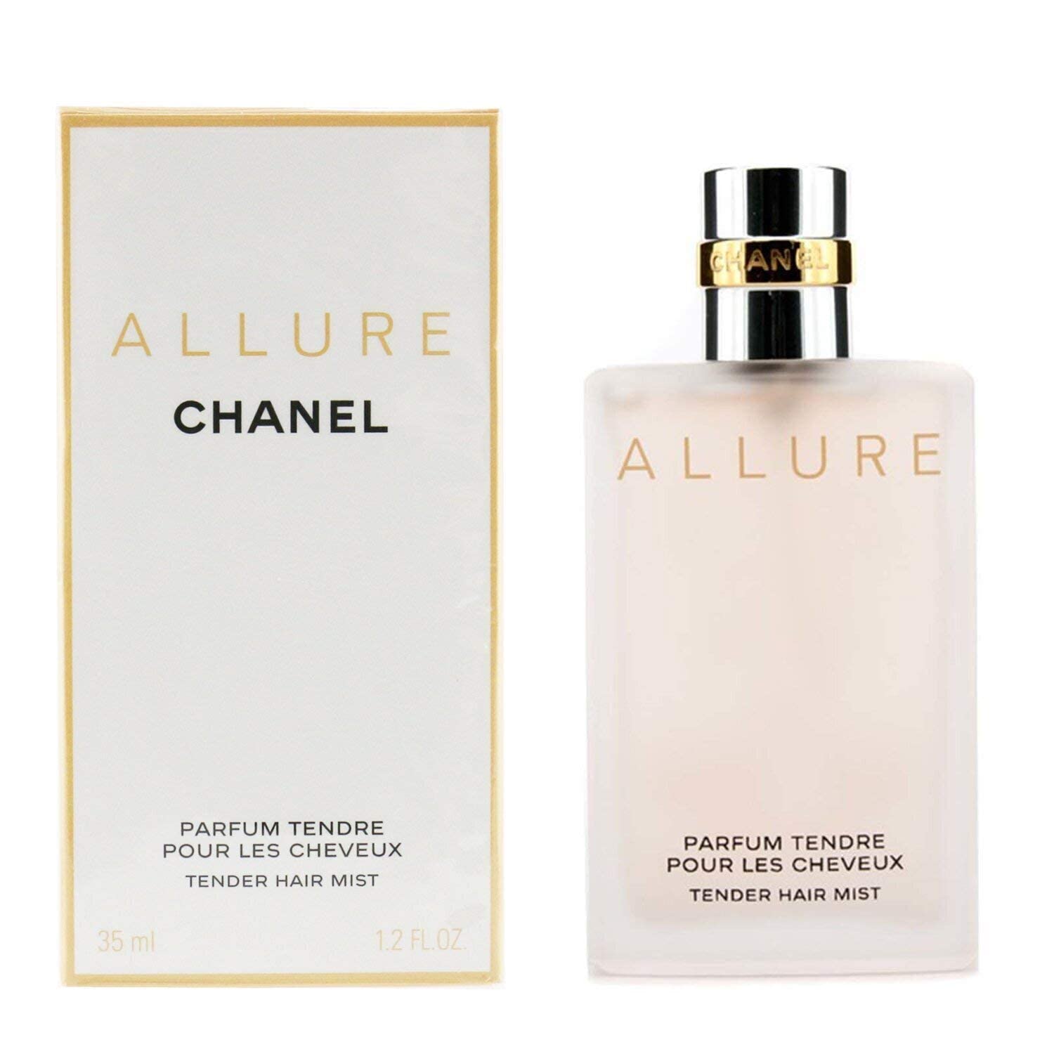 Chanel Allure Parfum Tender Hair Mist For Unisex, 35 Ml, White