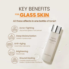 TIRTIR Milk Skin Rice Toner - Deep Moisturizing, Hydrating and Refreshing for face, Niacinamide, Ceramide, Rice Bran Extract, Nature-Oriented Ingredients, Korean Skin Care, Vegan, 150ml / 5.07 fl.oz.