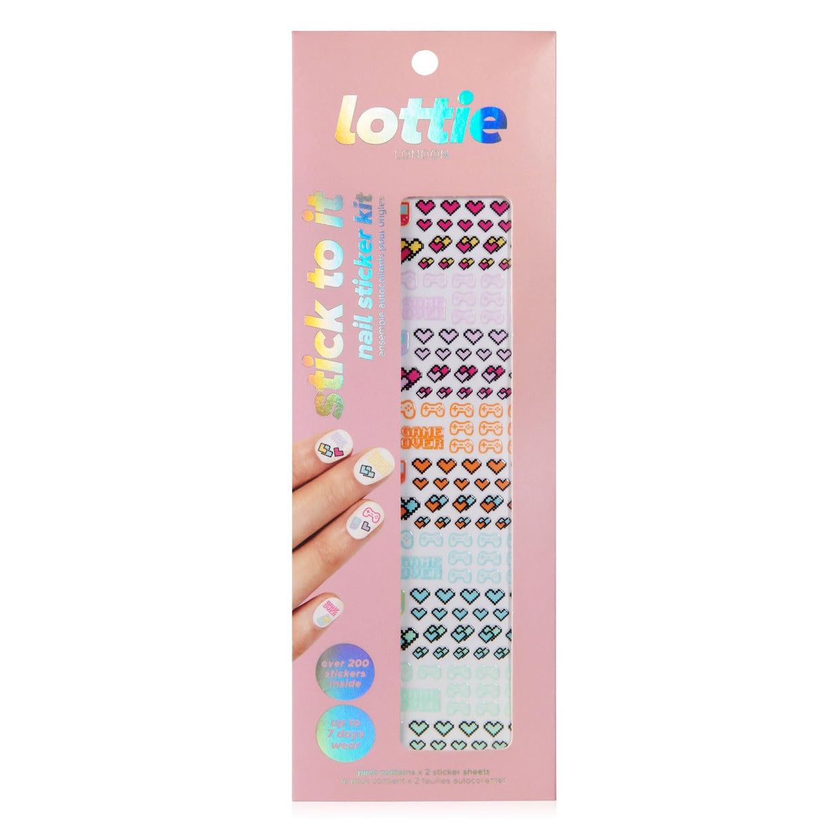 lottie LONDON Stick to It Nail Stickers - 200 Nail Sticker Designs