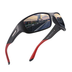 PUKCLAR Polarized Sports Sunglasses for Men Women Running Cycling Fishing Driving Golf TR90 Frame