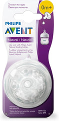 Philips Avent Natural Baby Bottle, Newborn 0M+, 2pk, SCF651/23