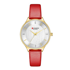 CURREN Women Watches, Quartz Analog Calendar,Wrist Watch for Women, Fashion Waterproof Stainless Steel Band - Silver