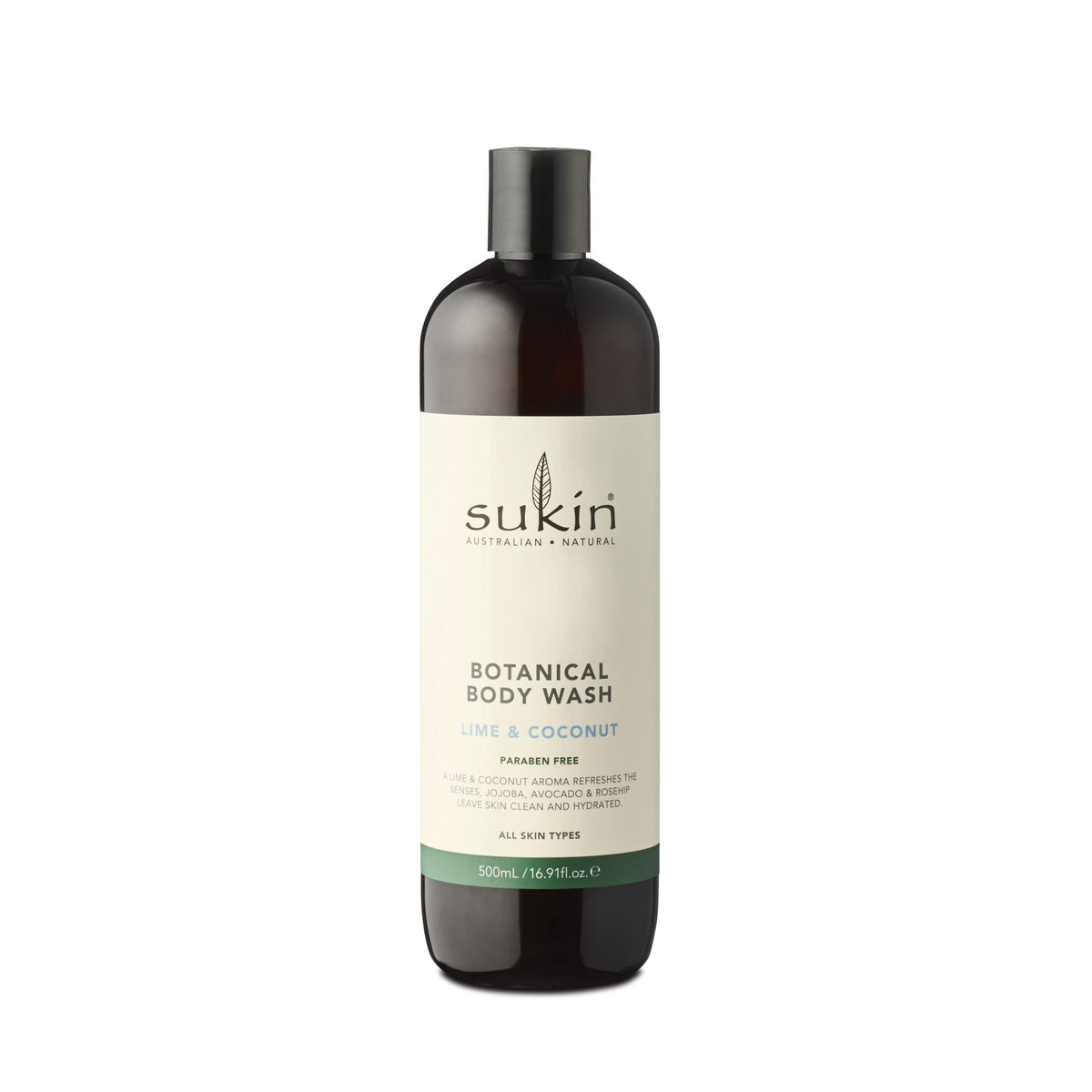 Sukin Botanical Body Wash Lime & Coconut 500Ml