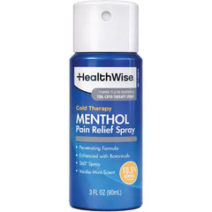 HealthWise 10.5% Menthol + Vanilla Mint Scent Pain Relief Spray
