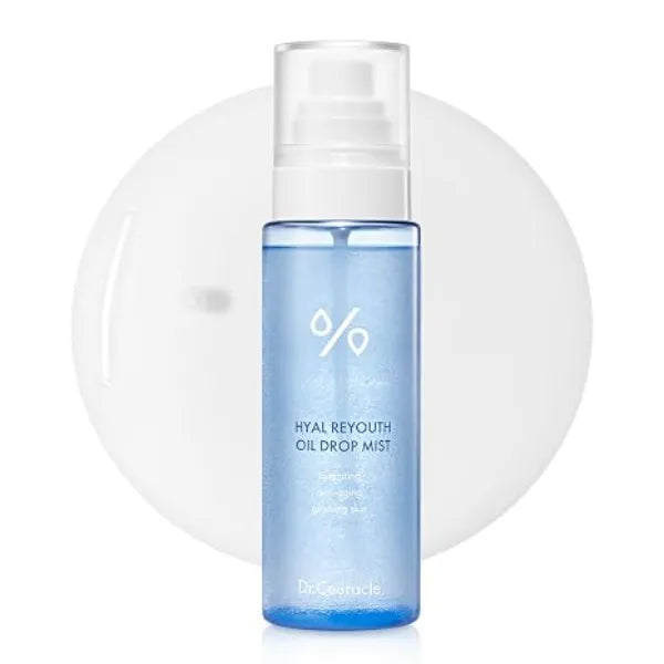 Dr.Ceuracle Hyal Reyouth Oil Drop Mist Facial Serum Mist with Hyaluronic Acid, Panthenol, Fructan, Soothing and Hydrating for All Skin Types