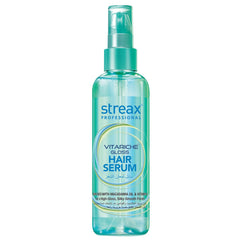 Streax Professional Vitariche Gloss Hair Serum for Women & Men – 100ml | Enriched with Macadamia Oil and Vitamin E | For Gorgeous & Shiny Hair | Helps in Everyday Styling | Adds Shine to Hair