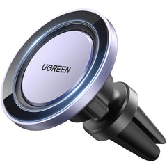 UGREEN MagSafe Car Mount Magnetic Car Phone Holder, [360° Rotation Super Stable], One-hand Auto Lock, No Blocking Air Vent Silicone Clip Accessories, Fit for iPhone 16/15/14/13, Samsung S25/24/23