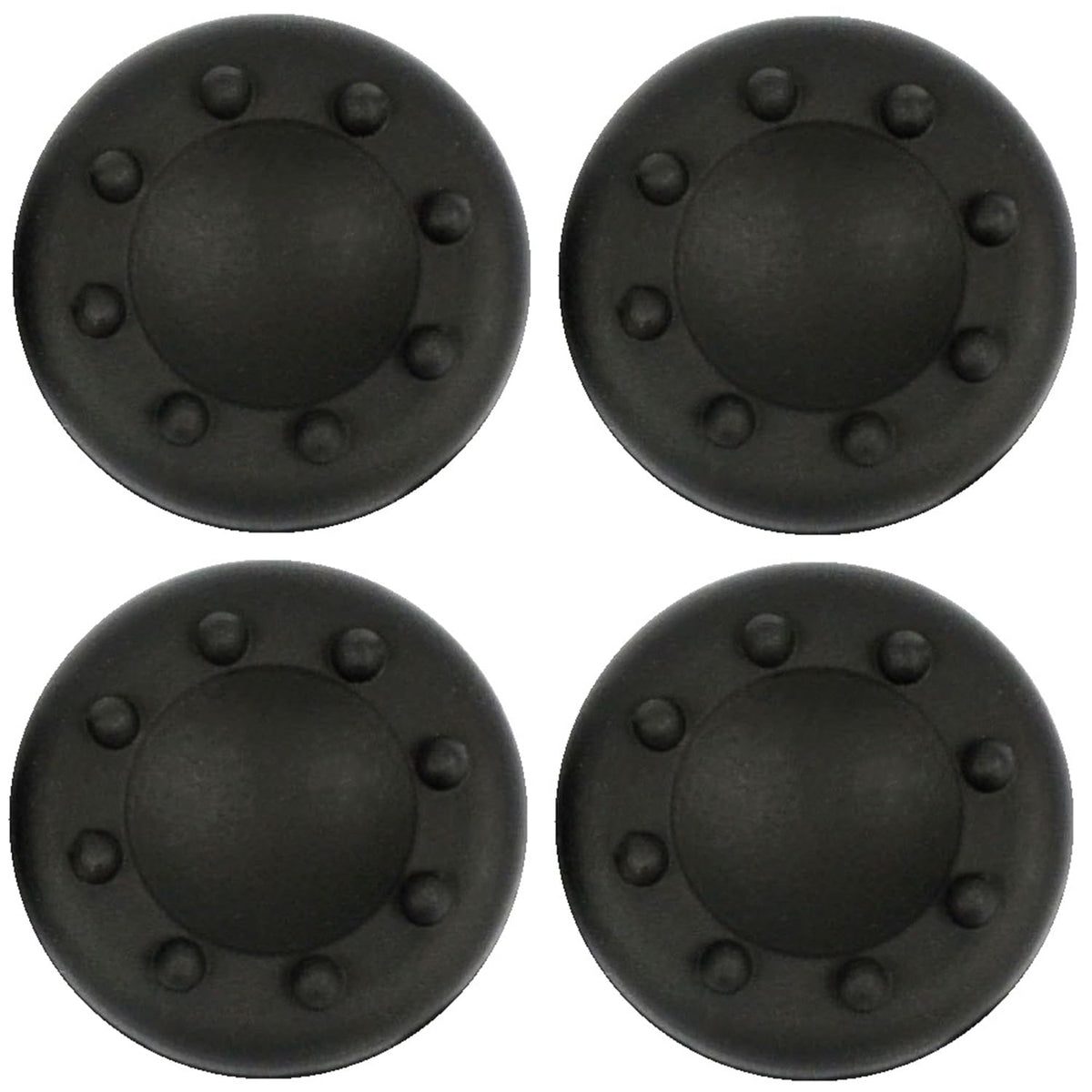 eWINNER 4 in 1 pirate king & Skulls Analog Stick Silicone Cap Thumbstick Thumb Grip Cover Case Skin Joystick Compatible with PS5 PS4 PS3 Xbox One Xbox 360 Controller (Black)