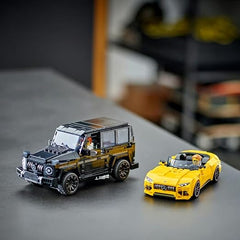 LEGO Speed Champions Mercedes-AMG G 63 & Mercedes-AMG SL 63 Car Toys, Vehicle Playset for Kids, 2 Building Sets with 2 Driver Minifigures, Gift for 10 Plus Year Old Boys and Girls 76924