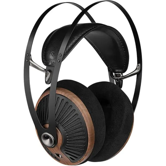 MEZE AUDIO 105 Silva Wired Over The Ear Lightweight Audiophile Open Back Headphones 50mm Dynamic Drivers Low Impedance 42 Ohms Cables and Carrying Pouch Included