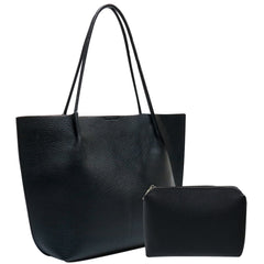 Lizbin Tote Bag for Women, Large Tote Bags Shoulder Purse, Women's Tote Handbags with Matching Wallet, Leather Purses and Handbags, Top Handle Ladies Shoulder Bags, Satchel Purse (Black)