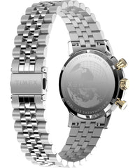 Timex Men's Chronograph Quartz Watch with Stainless Steel Strap TW2W60100