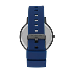 Skechers Men's Ardmore Quartz Metal and Silicone Casual Sports Watch - Ardmore Gunmetal, Blue
