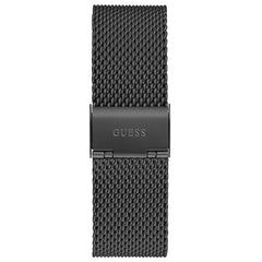 GUESS Men's 44mm Watch - Black Bracelet Black Dial Black Case