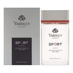 Yardley Sport Eau De Toilette, Luxurious Unique Scent For Gents, Marine, Musk And Amber, 100 ML