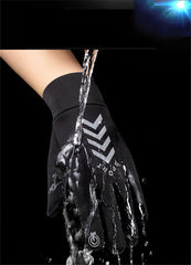 Azonee Winter Gloves Touch Screen, 3 Pairs Comfortable Waterproof Thermal Gloves Warm Driving Windproof Gloves Reflective Gloves for Running Cycling Driving Hiking