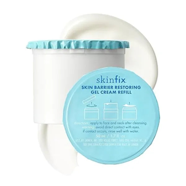 Skinfix Skin Barrier Restoring Gel Cream 1.7 oz Refill Non Greasy Moisturizer for Normal to Combination Skin Hydrates, Plumps & Smooths Non Comedogenic, Fragrance