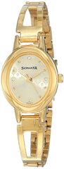 Sonata Pankh Analog Champagne Dial Women's Watch NM8085YM05/NN8085YM05