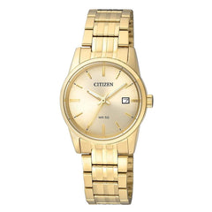Citizen Womens Analogue Quartz Watch with Stainless Steel Strap EU6002-51P, Gold, One Size, Bracelet