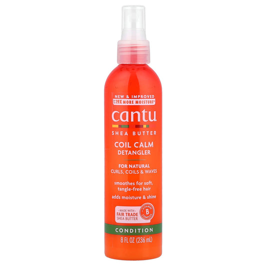 Cantu Coil Calm Detangler with Shea Butter for Natural Hair - 8 fl oz