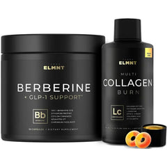 TERRA ELMNT GLP-1 Berberine and Liquid Collagen Weight Loss for Women Bundle