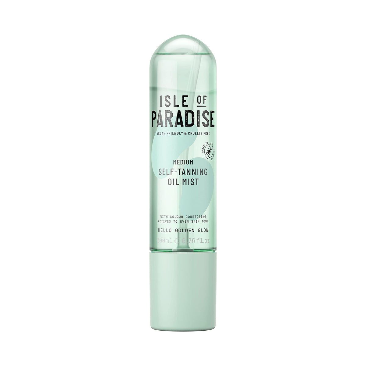 Isle of Paradise Self Tanning Oil Mist, Medium (200 ml) Hydrating Self Tanning Oil Mist, Natural Ingredients & Vegan