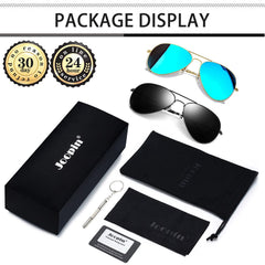 Joopin Polarized Aviation Sunglasses for Men Women Classic Sun Glasses for Driving Fishing with UV Protection