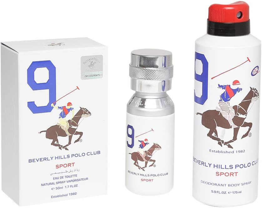 Beverly Hills Polo Club Sport Gift Set for Men EAU DE