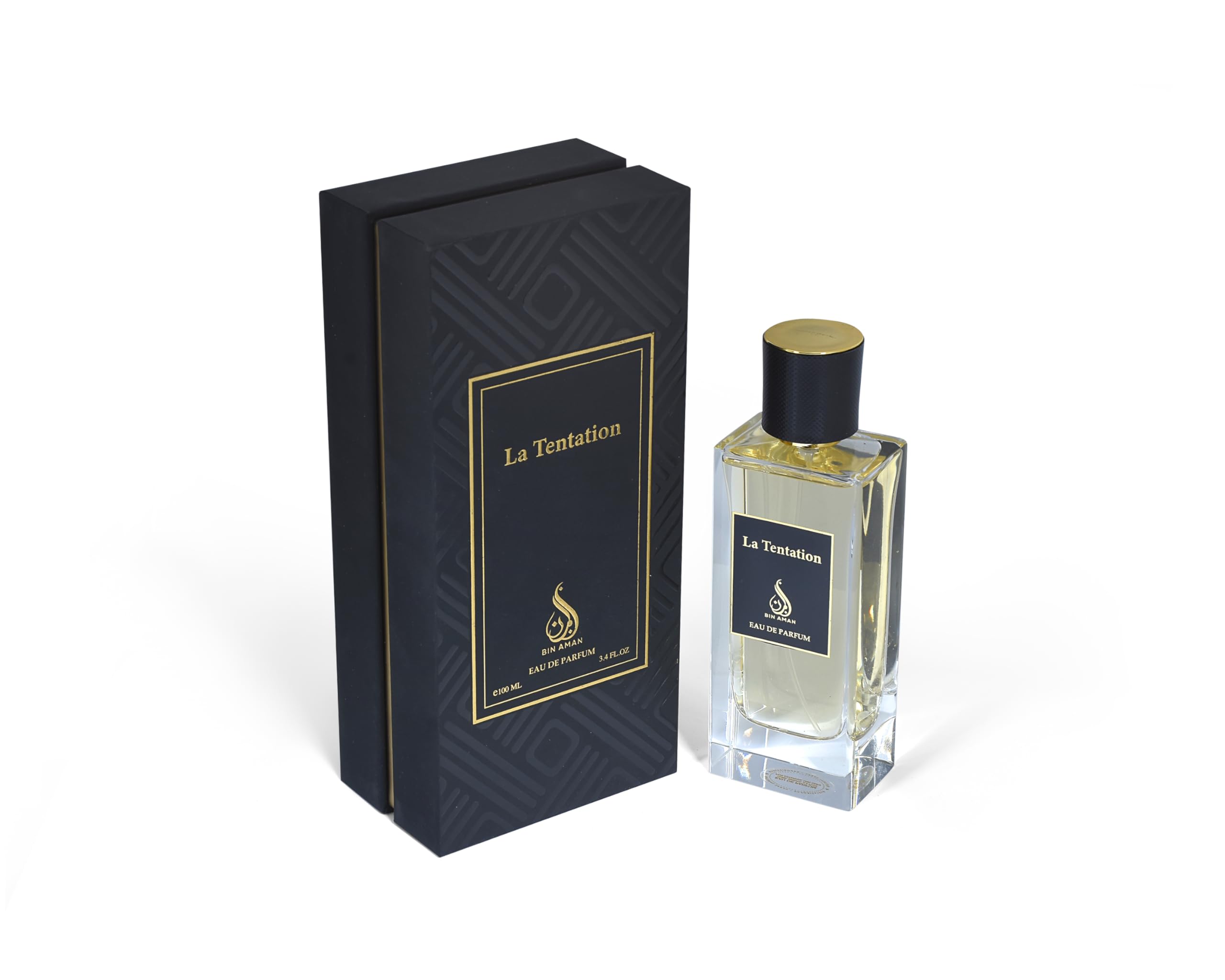 Bin Aman Perfumes - La Tentation Eau De Parfum 100ml, Long lasting Luxury perfume for Men