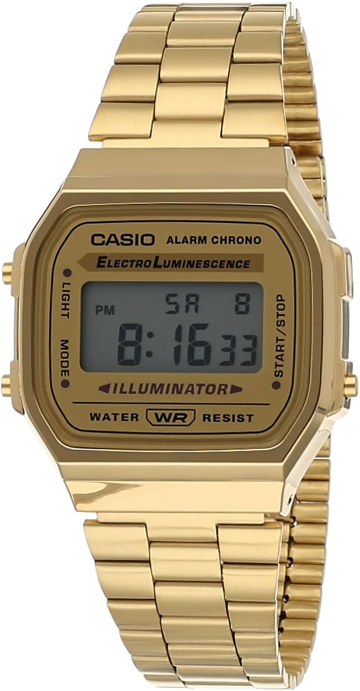 Casio Unisex-Adult Quartz Watch Champagne Gold