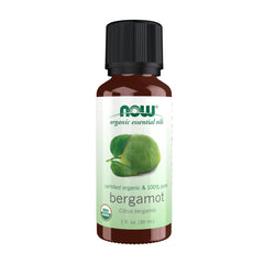 Now Essential Oils, Organic Bergamot Oil, 1-Ounce