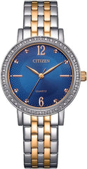 Citizen Quartz Crystal Dial Ladies Watch