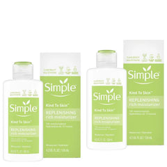 Simple Kind to Skin Face Moisturizer For Sensitive Skin Replenishing Rich 12-Hour Moisturization for All Skin Types 4.2 oz (Pack of 2)